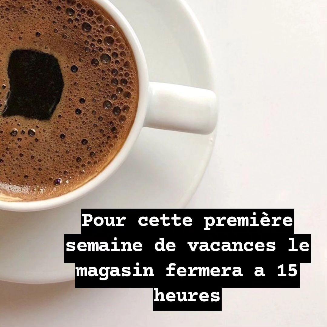 Profitez du temps en famille, de vos amis ❤️
Le magasin et le comptoir seront ouvert de 10 heures à 15 heures.
#horairesdevacances 
#comptoirtraiteur 
#magasinbio 
#epiceriedequartier